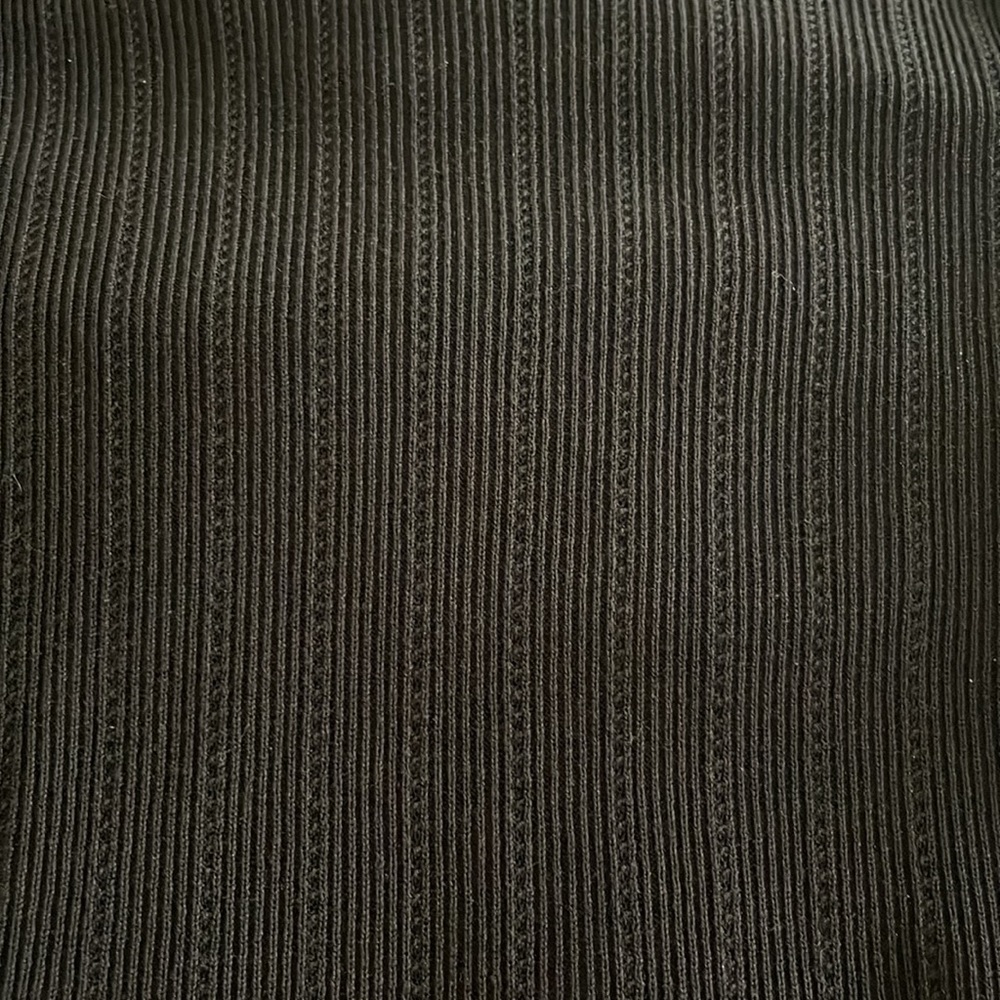 Talbots Black Silk Cotton Shortsleeved Sweater - Picture 6 of 7